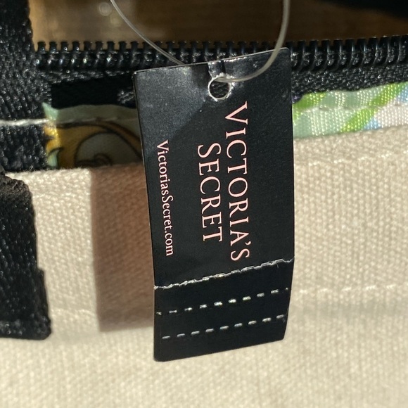 NWT Victoria’s Secret VS Canvas Tote and Gold Cooler Tote Bag Set - Picture 6 of 8